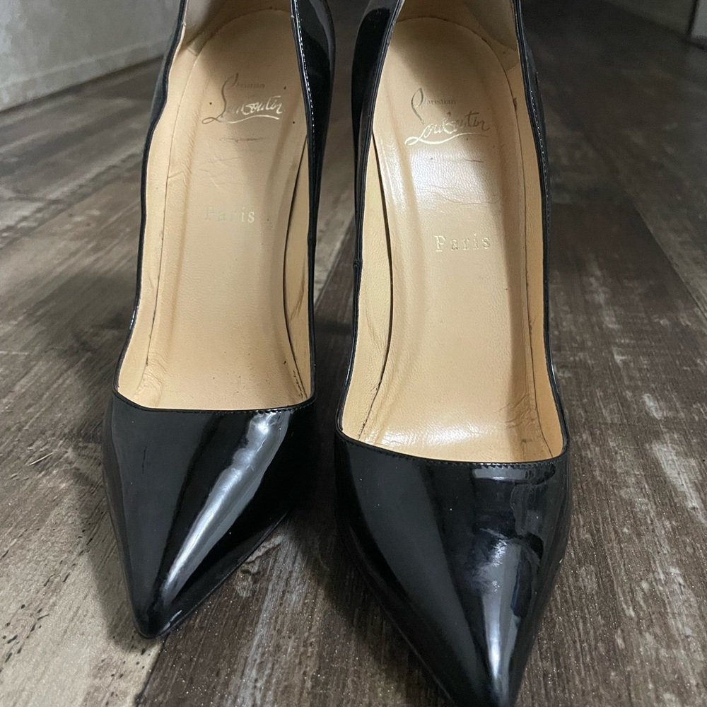 Christian Louboutin Glossy Black Heels